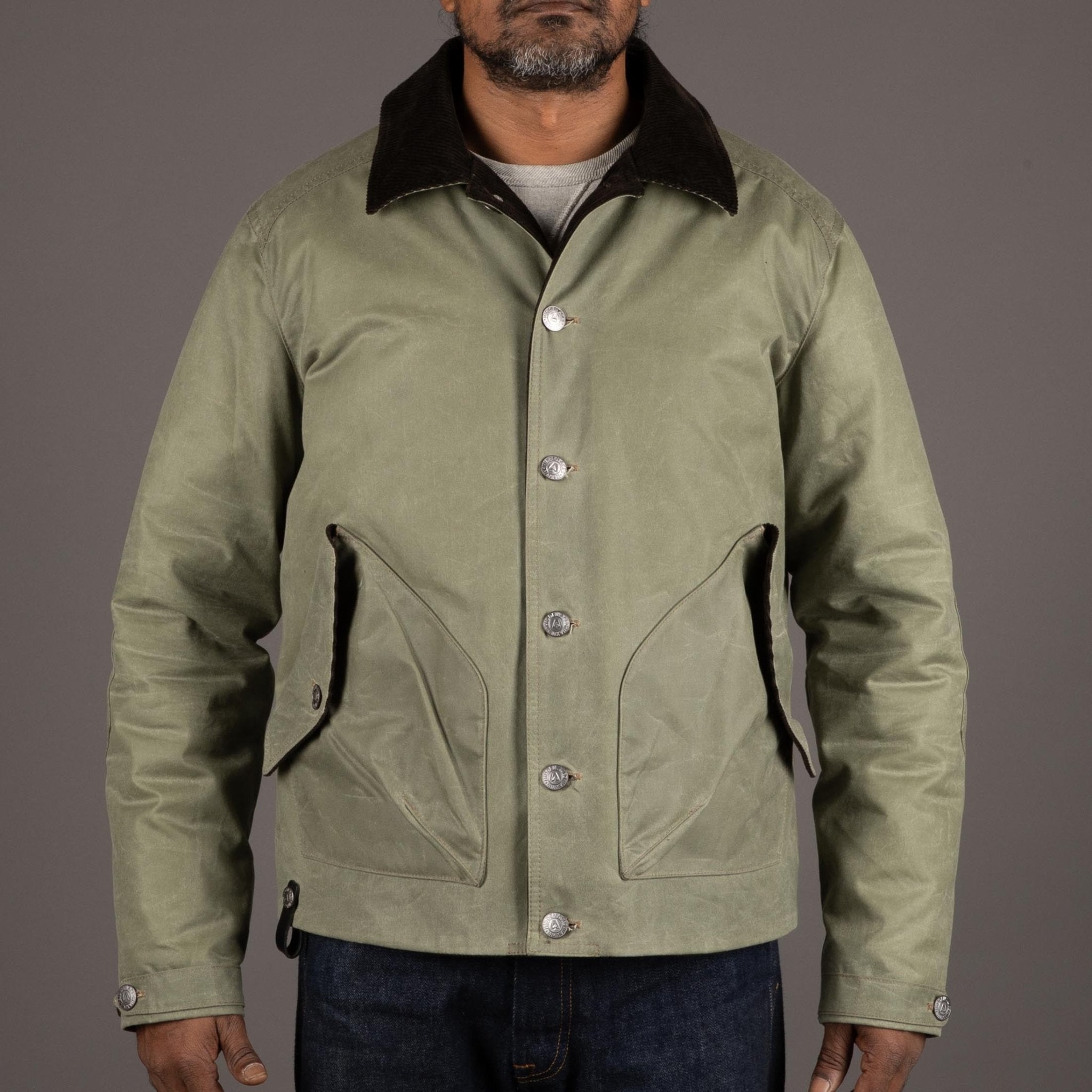 Hidden AcesPollux Padded Wachsjacke in Light MossJackenBritish Parts Luzern