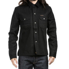 IndigoferaCopeland Overshirt aus Selvedge Denim in Gunpowder BlackOvershirtBritish Parts Luzern