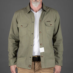 IndigoferaCopeland Overshirt aus United Duck Canvas grünOvershirtBritish Parts Luzern