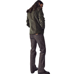 IndigoferaFargo Trucker Jacke aus Cord in GrünJackenBritish Parts Luzern