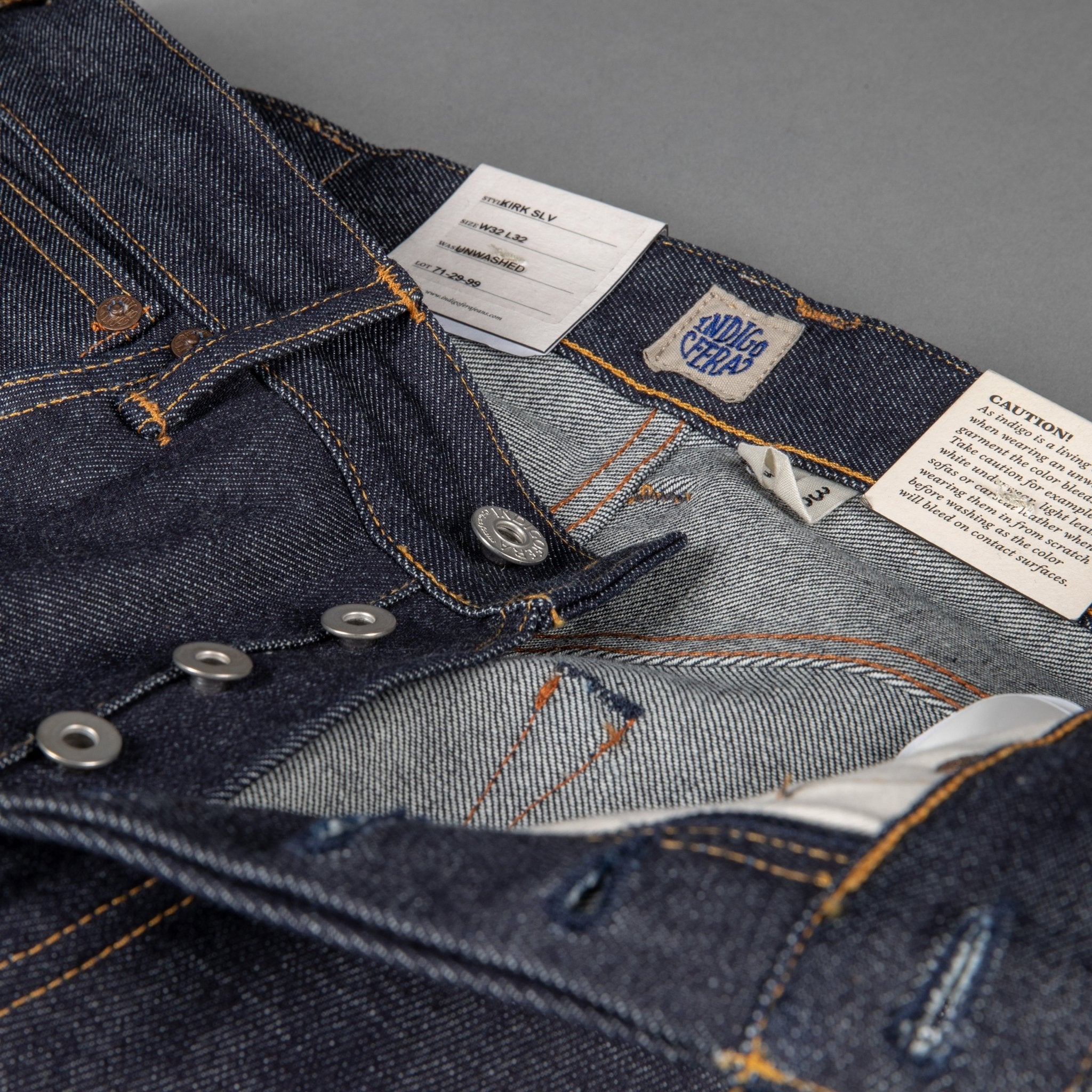 IndigoferaKirk Jeans 29 Handdip Denim 13ozHosenBritish Parts Luzern