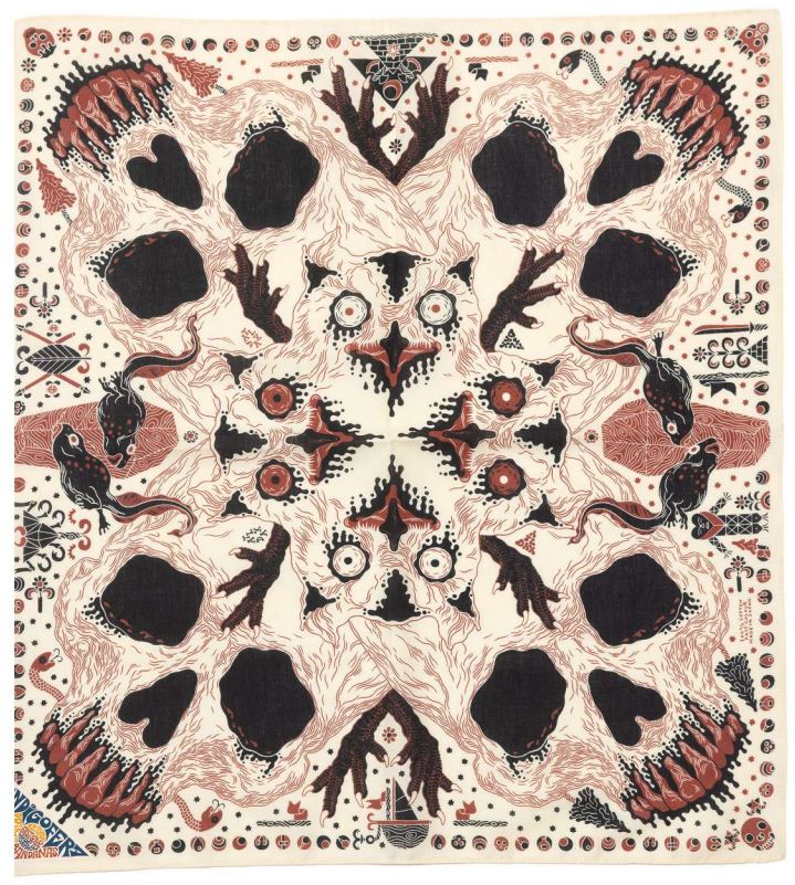 IndigoferaLOA Bandana EcruHalstuchBritish Parts Luzern