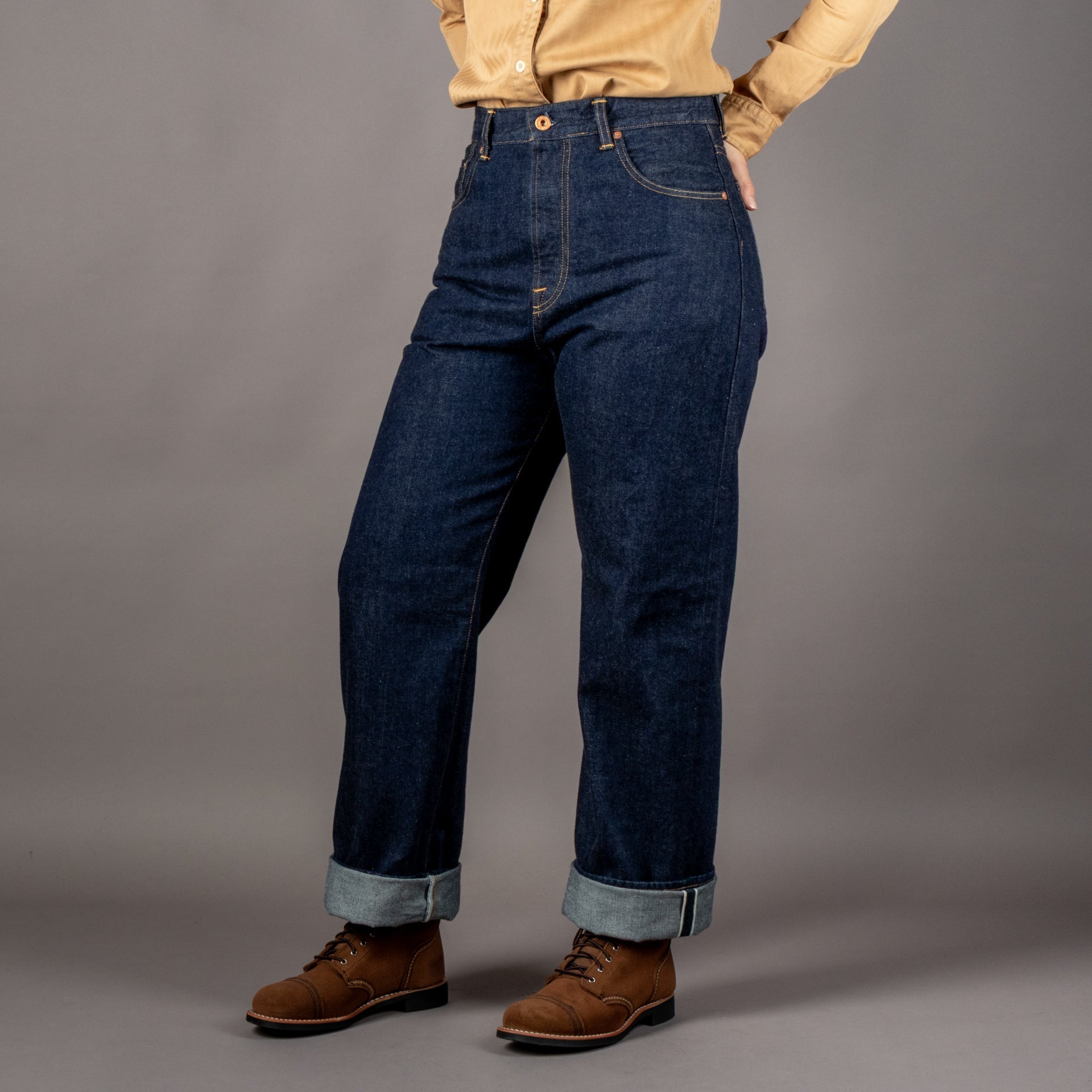 IndigoferaRoslyn Frauenjeans Vintage 70s DenimHosenBritish Parts Luzern