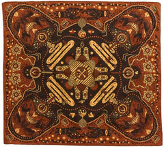 IndigoferaTarot XIII Bandana Red / BrownHalstuchBritish Parts Luzern