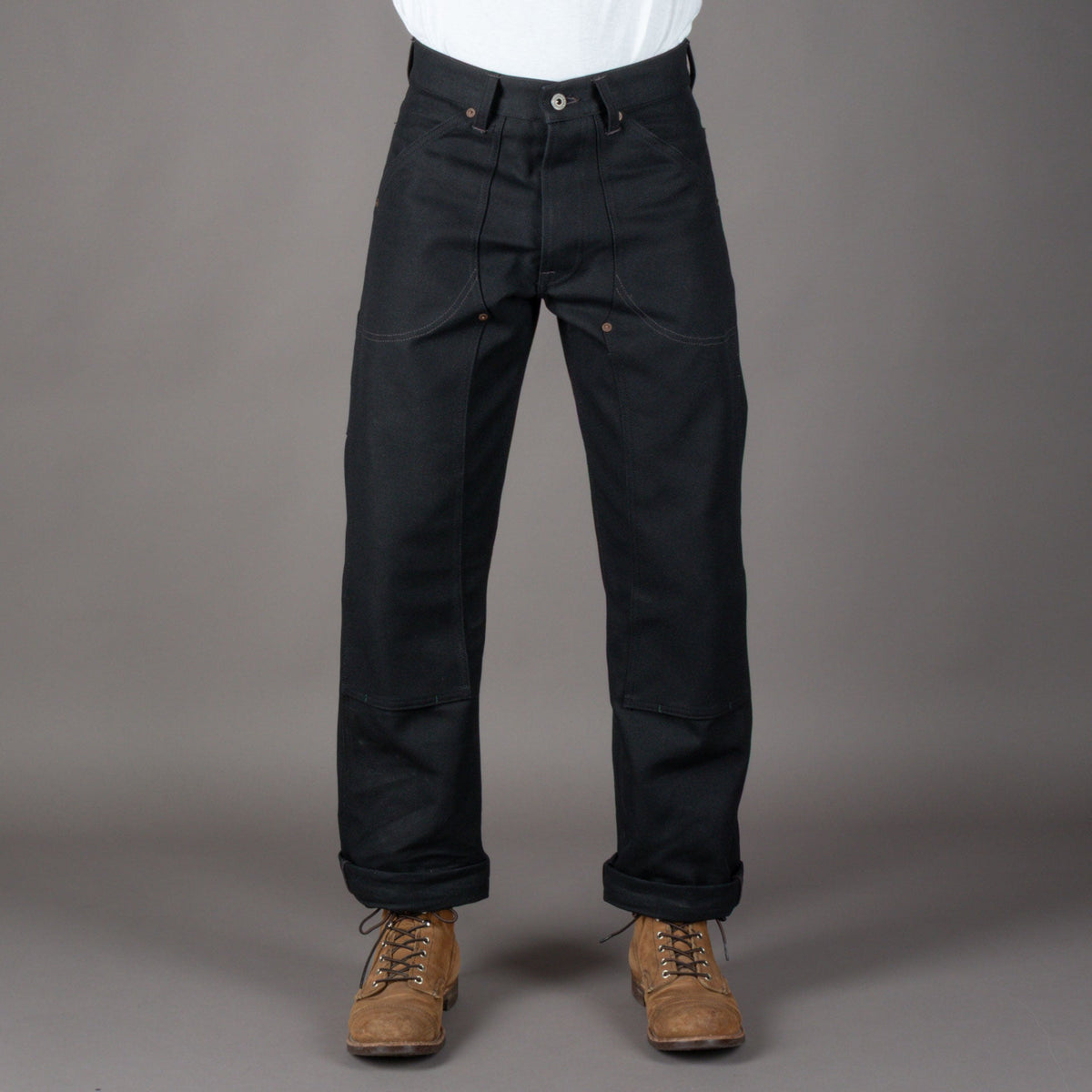 IndigoferaWendell Hose 13oz Canvas schwarzHosenBritish Parts Luzern