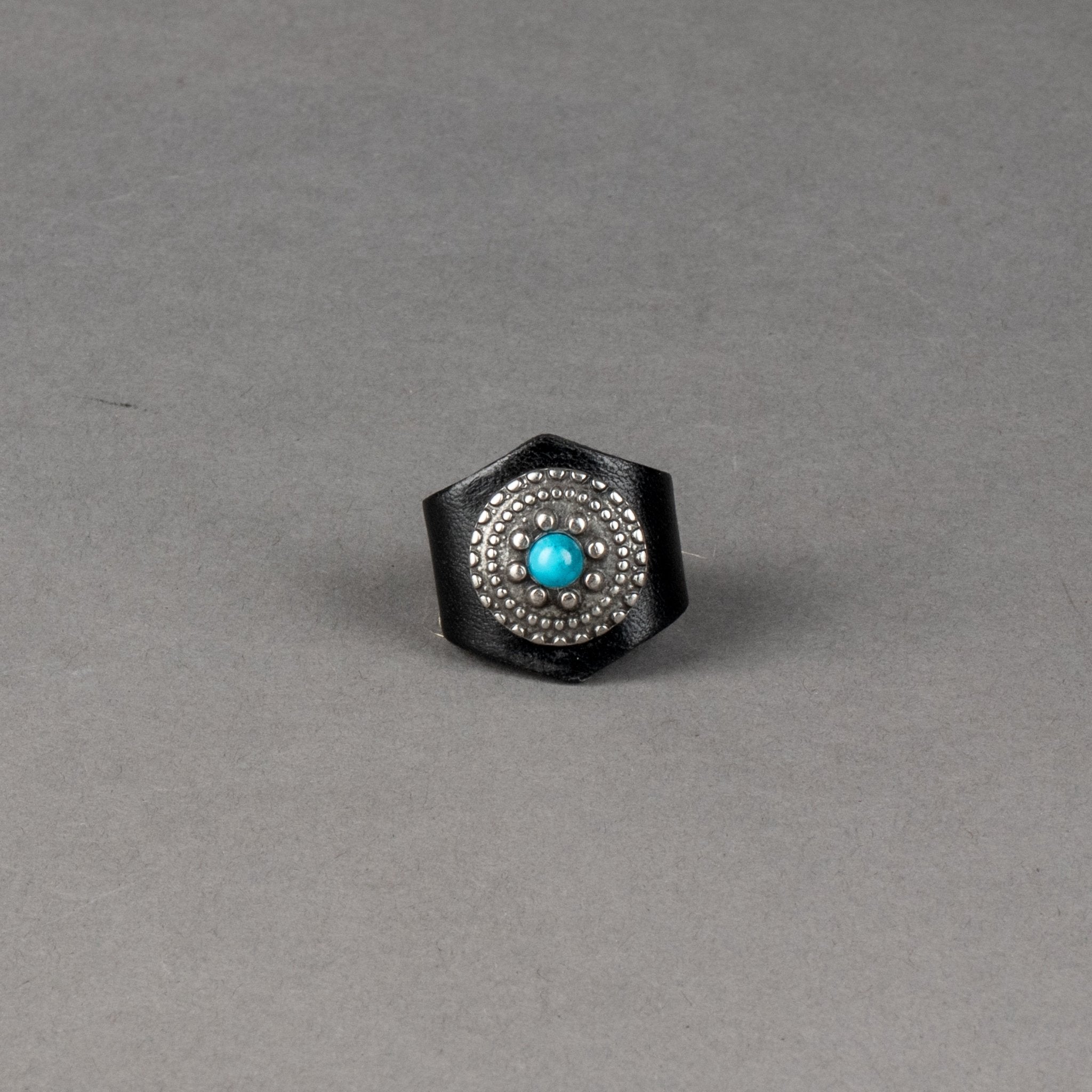 Jean DesselBandana Lederring Saragosa schwarzHalstuchBritish Parts Luzern