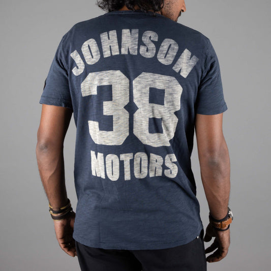 Johnson MotorsClassic 38 T-Shirt in Dead NavyT-ShirtBritish Parts Luzern