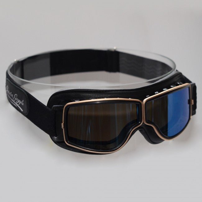 Léon Jeantet Aviator GogglesMotorradbrille T3 (dünner gepolstert als T1 und T2)MotorradbrilleBritish Parts Luzern