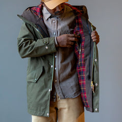 Manifattura CeccarelliLined All Weather Coat 7090 Military GreenJackenBritish Parts Luzern
