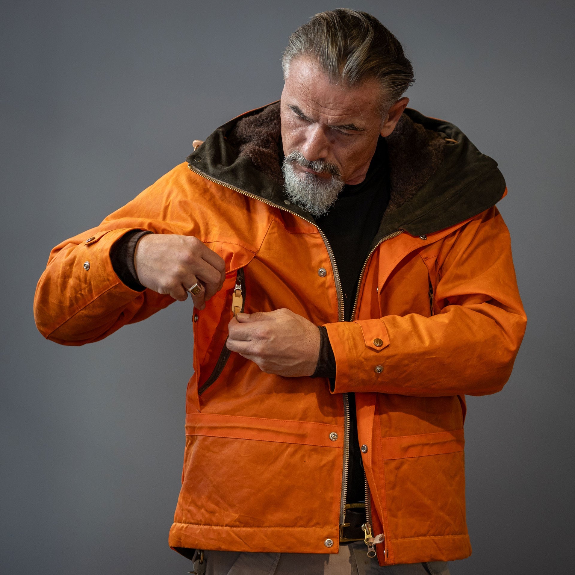 Manifattura CeccarelliMountain Jacket 7003 - WX Orange (Fleece Lining)JackenBritish Parts Luzern