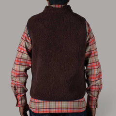 Manifattura CeccarelliTeddy Wool Vest braun/navyJackenBritish Parts Luzern