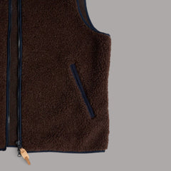 Manifattura CeccarelliTeddy Wool Vest braun/navyJackenBritish Parts Luzern