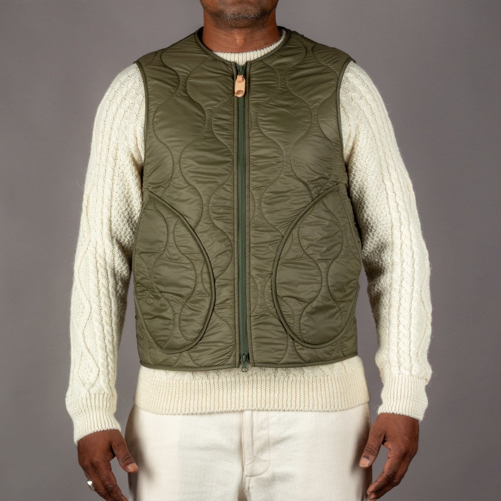 Manifattura Ceccarelli Wool Padded Vest Jackets British Parts Lucerne