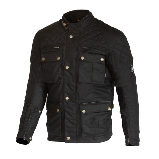 MerlinEdale II Cotec Motorradjacke in schwarzMotorradjackeBritish Parts Luzern