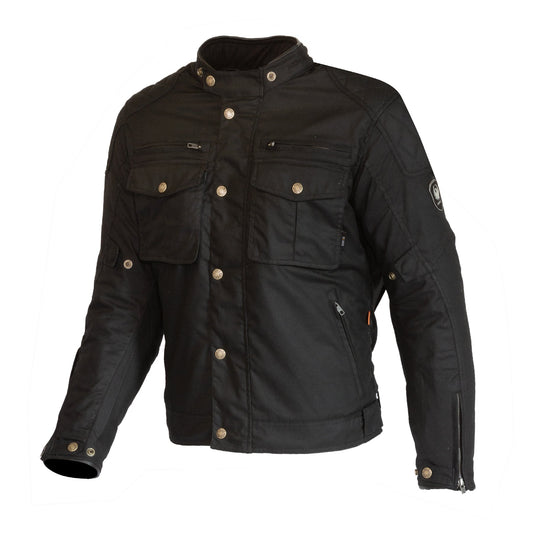 MerlinPerton II Cotec Motorradjacke in schwarzMotorradjackeBritish Parts Luzern