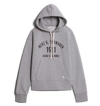 Merz b. Schwanen1911 Good Training Hoodie in grau melangePulloverBritish Parts Luzern