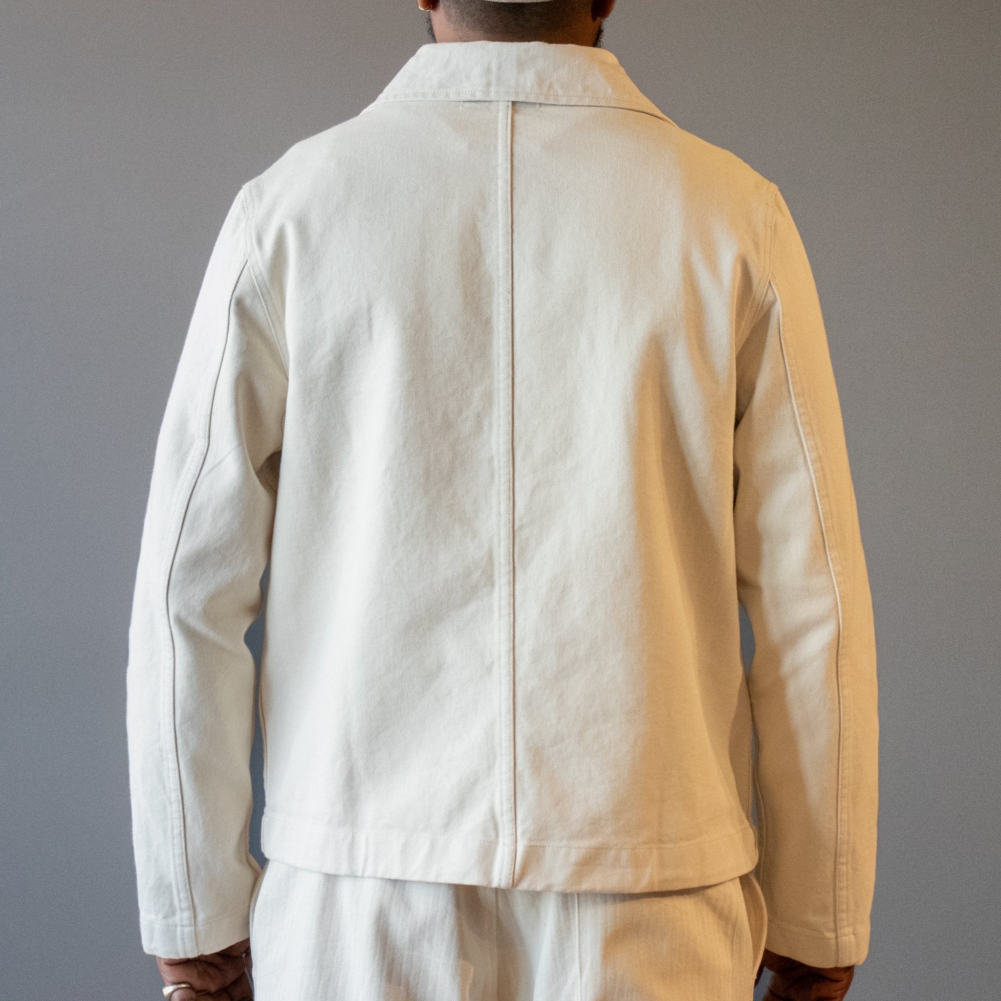 Merz b. Schwanen Cropped-Fit Jacket, Organic Cotton Broken Twill Jackets British Parts Lucerne