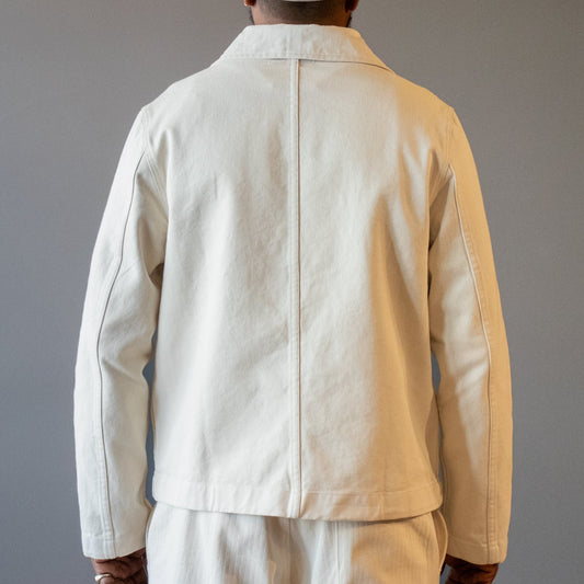 Merz b. Schwanen Cropped-Fit Jacket, Organic Cotton Broken Twill Jackets British Parts Lucerne