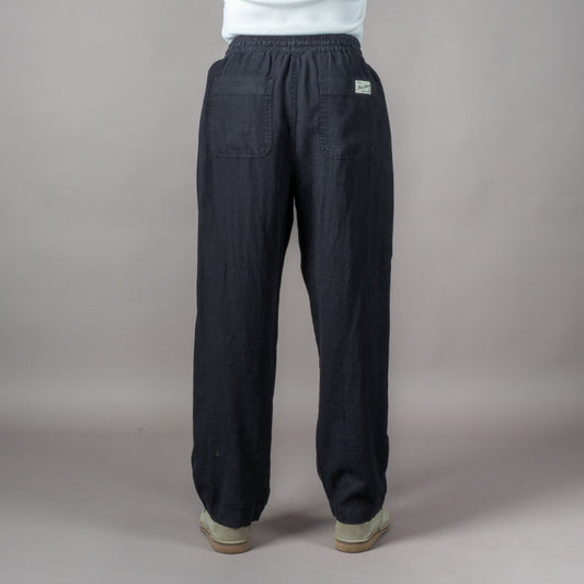 Merz b. SchwanenUnisex Hose mit Kordelzug Deep BlackHosenBritish Parts Luzern