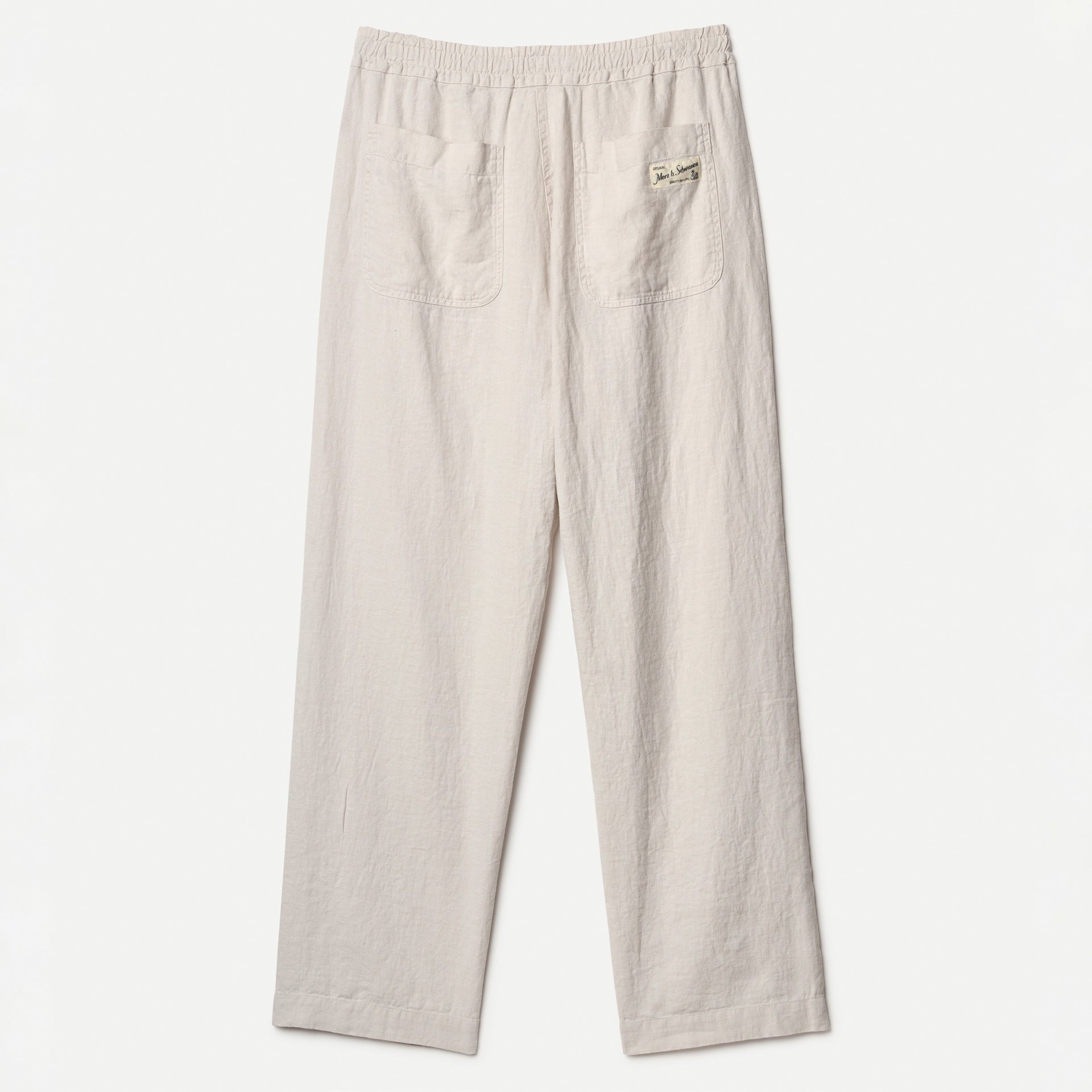 Merz b. SchwanenUnisex Hose mit Kordelzug Light StoneHosenBritish Parts Luzern