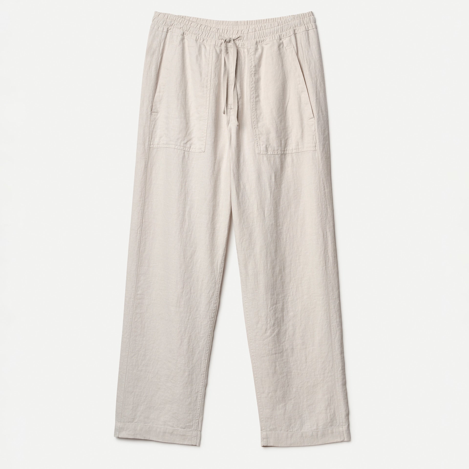 Merz b. SchwanenUnisex Hose mit Kordelzug Light StoneHosenBritish Parts Luzern