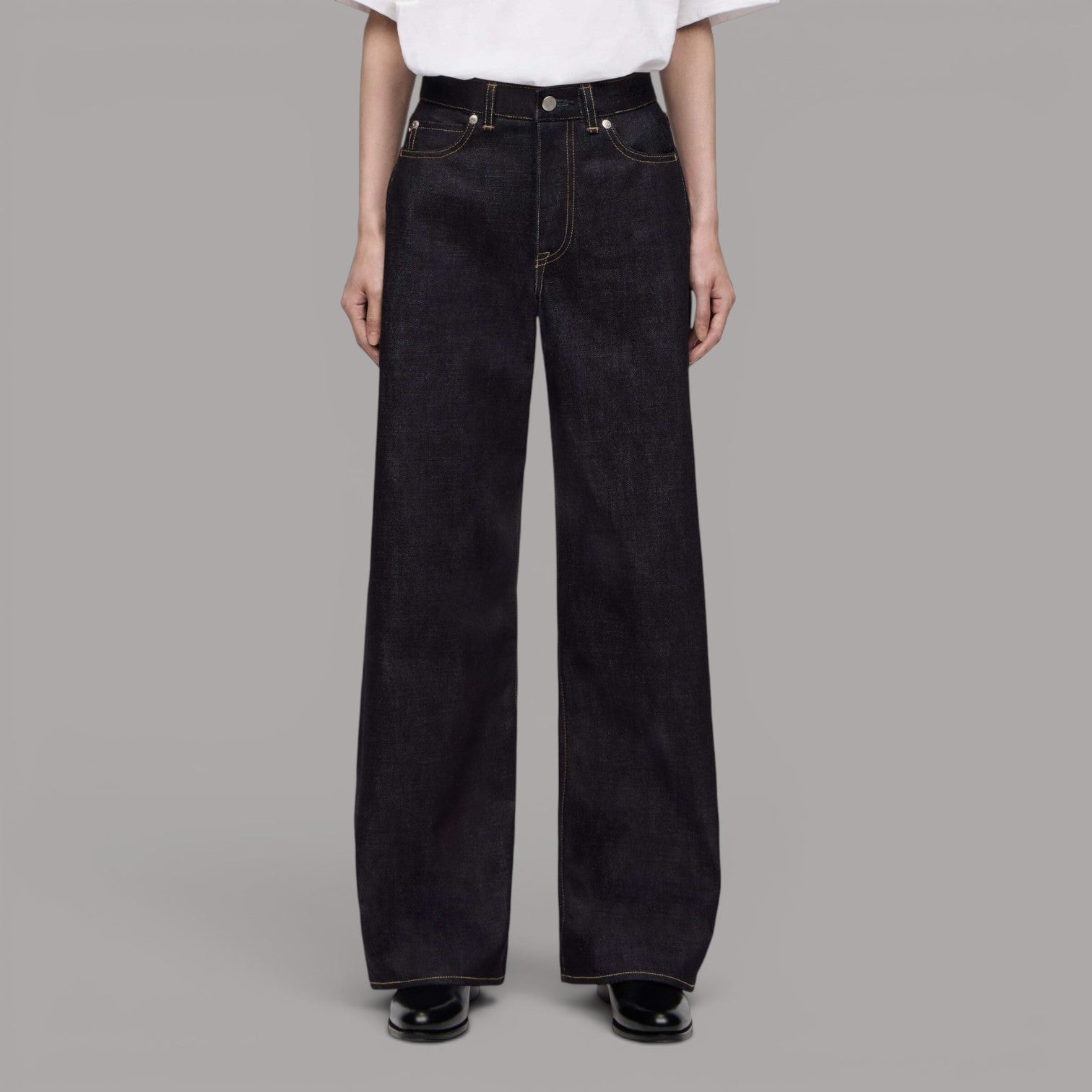 MOMOTARO JEANS410 Standard Wide Women's Jeans 14.7ozHosenBritish Parts Luzern