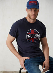 Norton MotorcyclesCameron T-Shirt navy blauT-ShirtBritish Parts Luzern