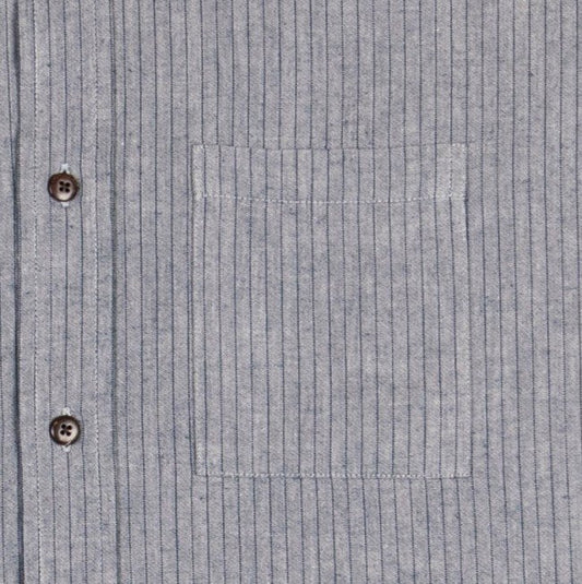 Pike Brothers1923 Buccanoy Shirt Grey StripedChemiseBritish Parts Luzern