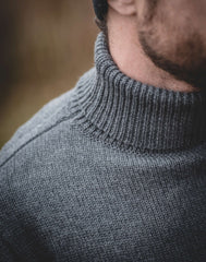 Pike Brothers1923 Turtle Neck Sweater grauPulloverBritish Parts Luzern