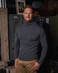 Pike Brothers1923 Turtle Neck Sweater grauPulloverBritish Parts Luzern