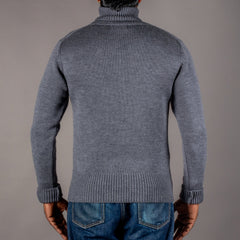 Pike Brothers1923 Turtle Neck Sweater grauPulloverBritish Parts Luzern