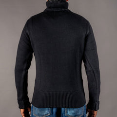 Pike Brothers1923 Turtle Neck Sweater schwarzPulloverBritish Parts Luzern