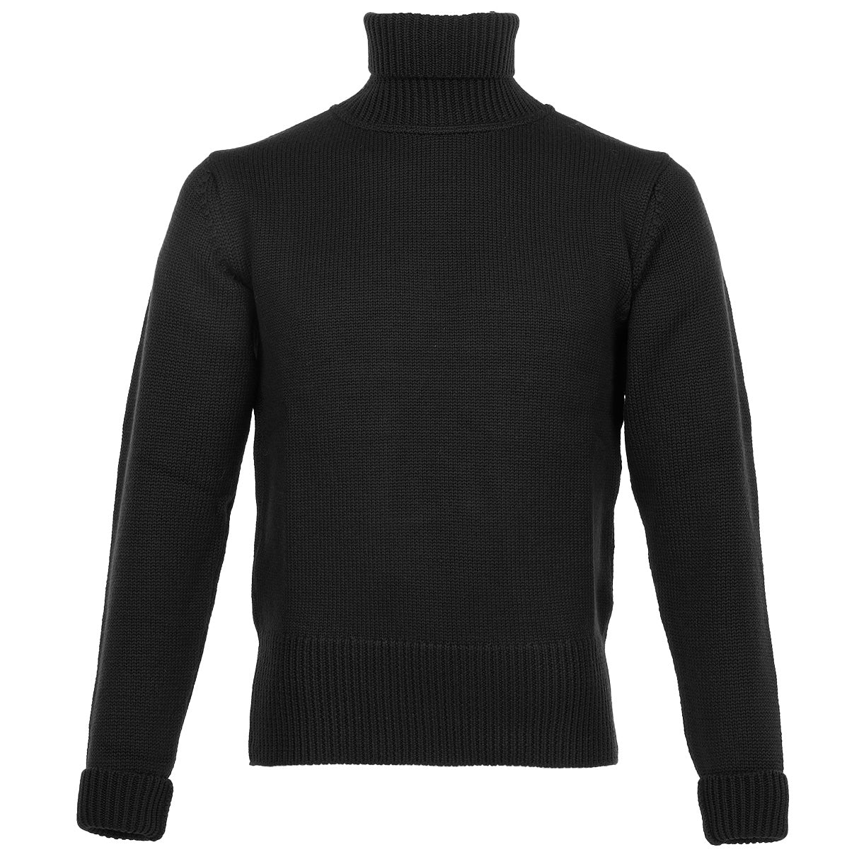 Pike Brothers1923 Turtle Neck Sweater schwarzPulloverBritish Parts Luzern