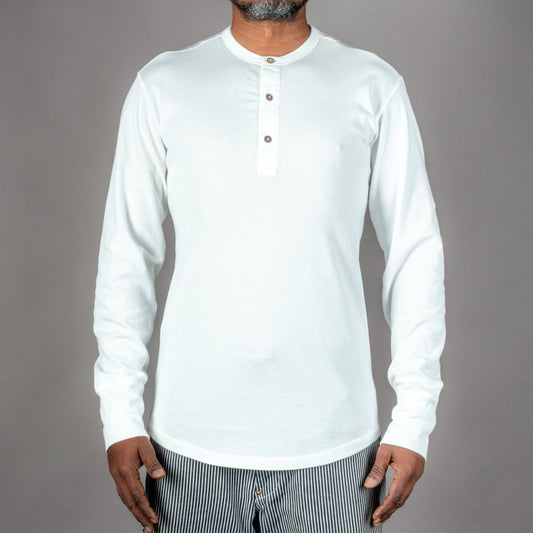 Pike Brothers1927 Henley Shirt long sleeve ecruHenleyBritish Parts Luzern