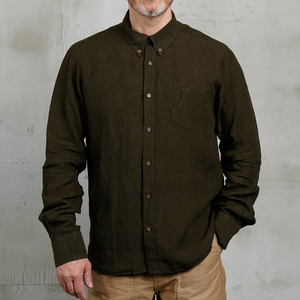 Pike Brothers1932 Surveyor Shirt Clifden GreenHemdBritish Parts Luzern