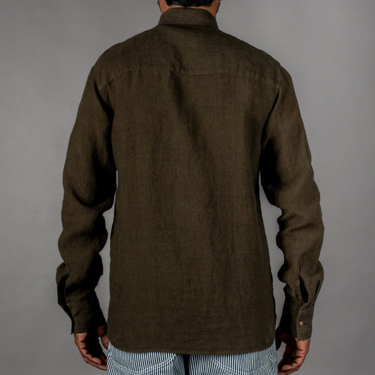 Pike Brothers1932 Surveyor Shirt Clifden GreenHemdBritish Parts Luzern