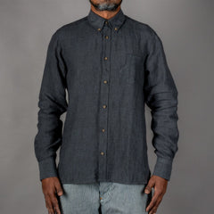 Pike Brothers1932 Surveyor Shirt Clifden NavyHemdBritish Parts Luzern