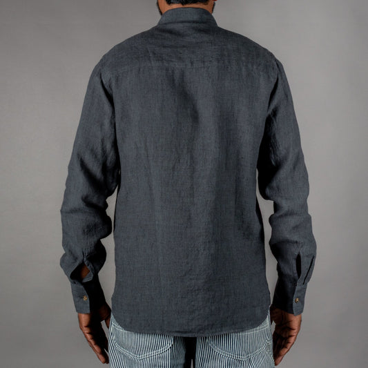 Pike Brothers1932 Surveyor Shirt Clifden NavyHemdBritish Parts Luzern