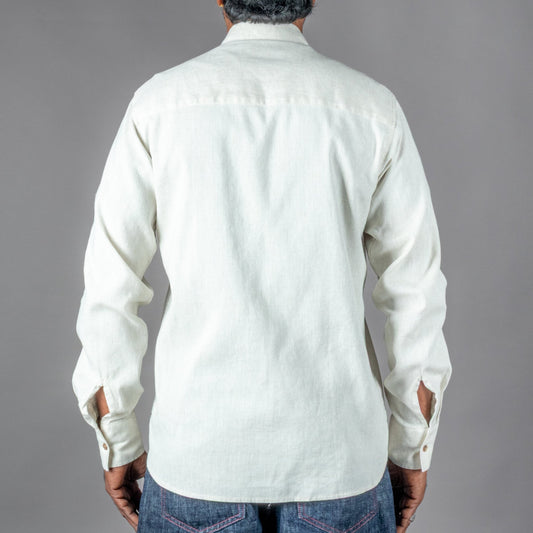 Pike Brothers 1932 Surveyor Shirt Natural White Shirt British Parts Lucerne