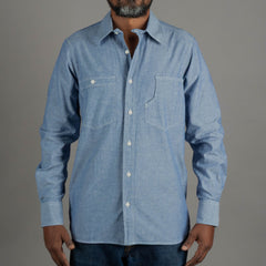Pike Brothers1937 Roamer Shirt blue chambreyHemdBritish Parts Luzern