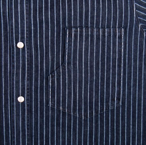 Pike Brothers1937 Roamer Shirt Blue Wabash DenimHemdBritish Parts Luzern