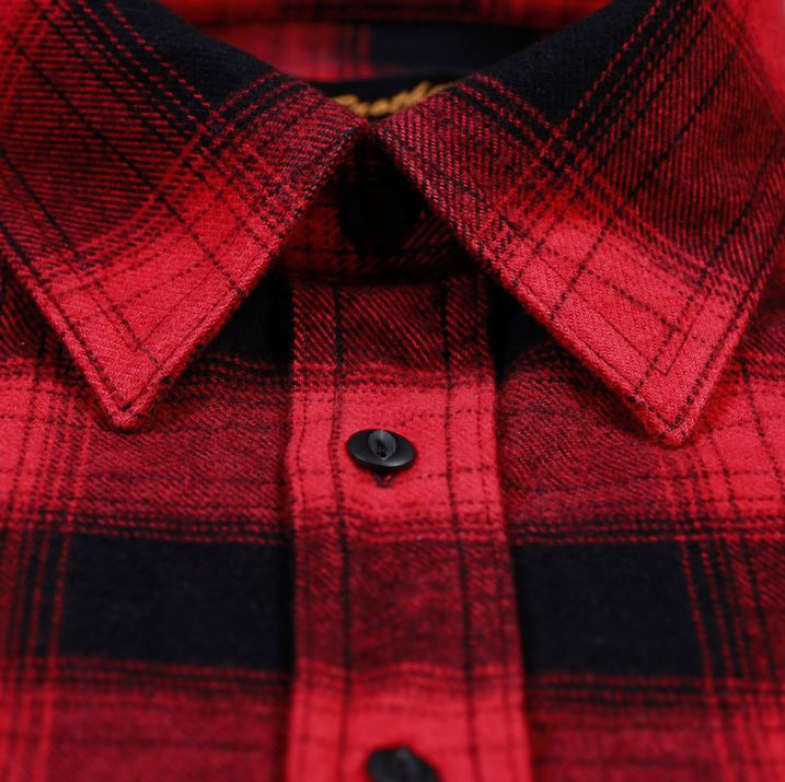 Pike Brothers1937 Roamer Shirt Flannel Red CheckHemdBritish Parts Luzern