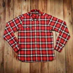 Pike Brothers1937 Roamer Shirt Flannel RedHemdBritish Parts Luzern