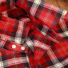 Pike Brothers1937 Roamer Shirt Flannel RedHemdBritish Parts Luzern