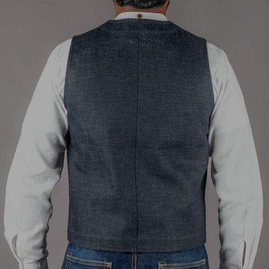 Pike Brothers1937 Roamer Vest 11oz MetalWestenBritish Parts Luzern