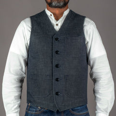 Pike Brothers1937 Roamer Vest 11oz MetalWestenBritish Parts Luzern