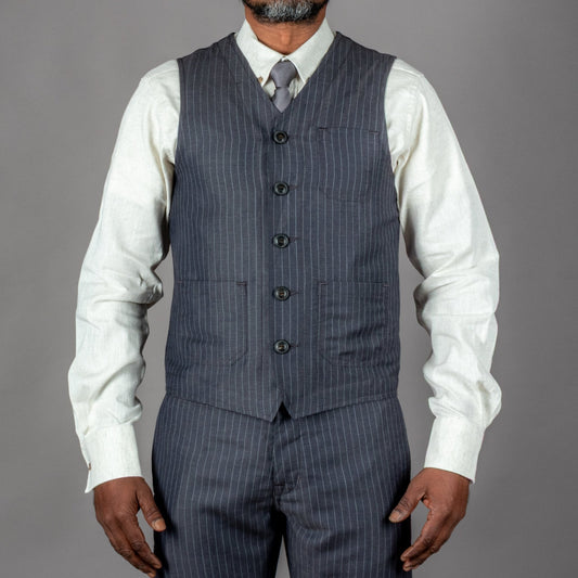 Pike Brothers1937 Roamer Vest Chicago GreyWestenBritish Parts Luzern