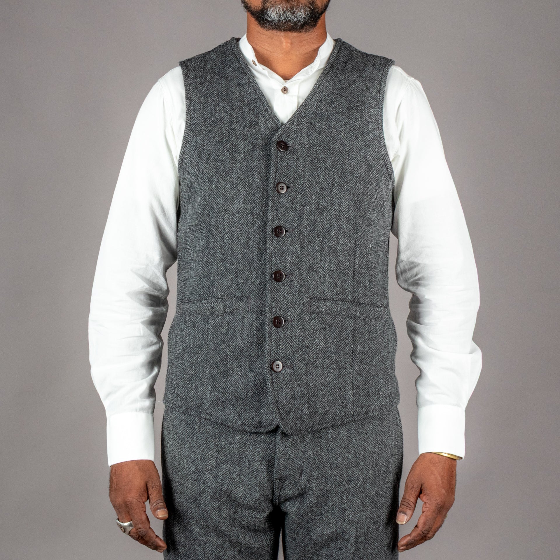 Pike Brothers1937 Roamer Vest Dundee GreyWestenBritish Parts Luzern
