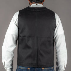 Pike Brothers1937 Roamer Vest Elephant Skin BlackWestenBritish Parts Luzern