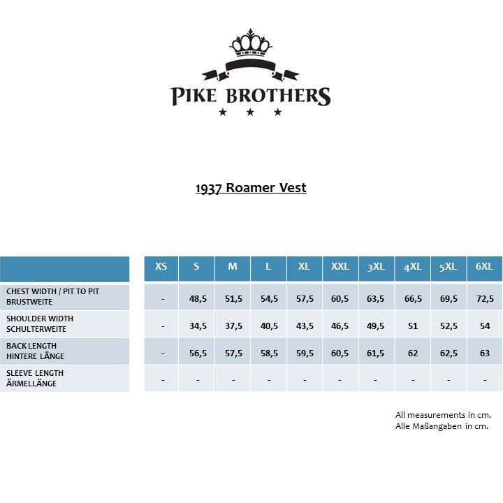 Pike Brothers1937 Roamer Vest Glasgow GreyWestenBritish Parts Luzern